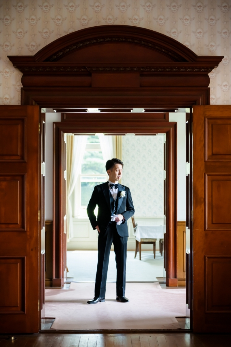 ご新郎様のソロショット