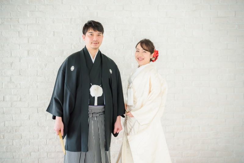 まずは白無垢の撮影から！