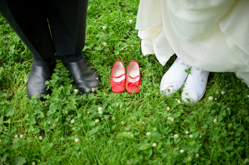 産まれてくるお子さまと3人でフォトウエディング