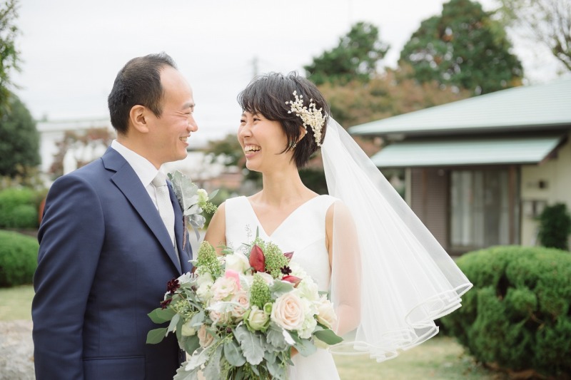 手作りの披露宴で和気あいあい