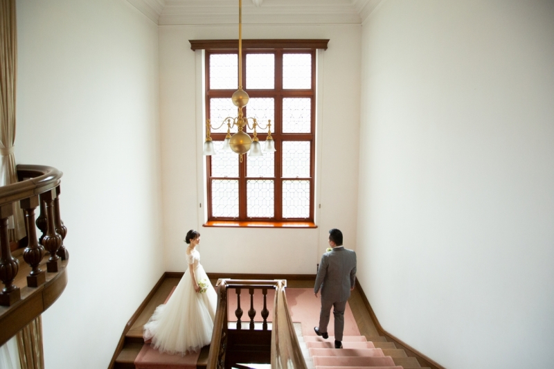 旧古河邸でフォトウエディング