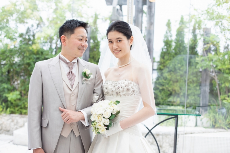 明るいチャペルでフォトウエディング!