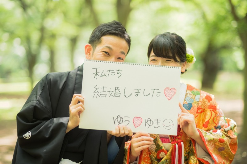 画用紙にメッセージ！