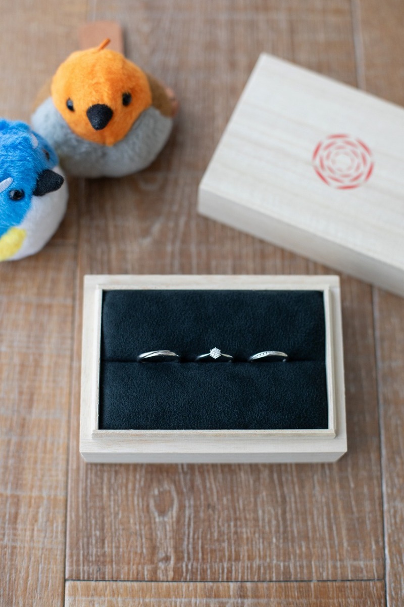 指輪の撮影にも参加します