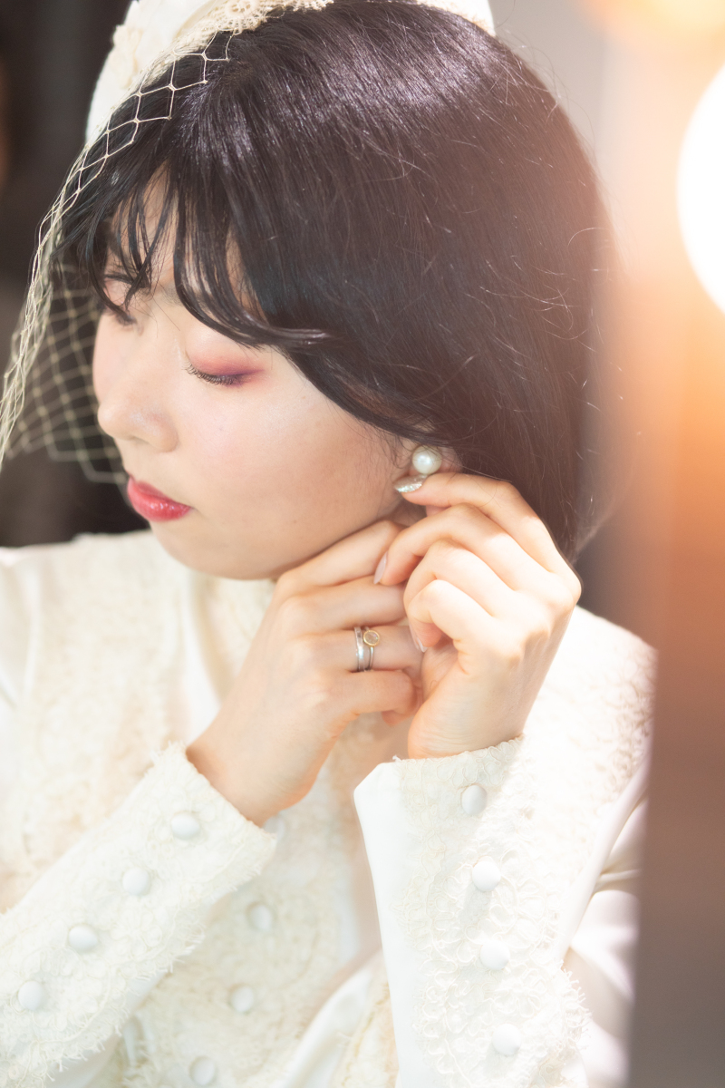 まずはメイクシーンの撮影から!