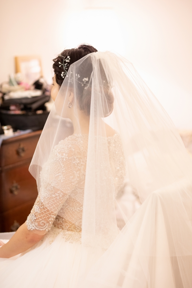 髪飾りもかわいい!