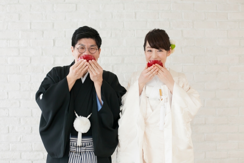 和装姿もしっかりと