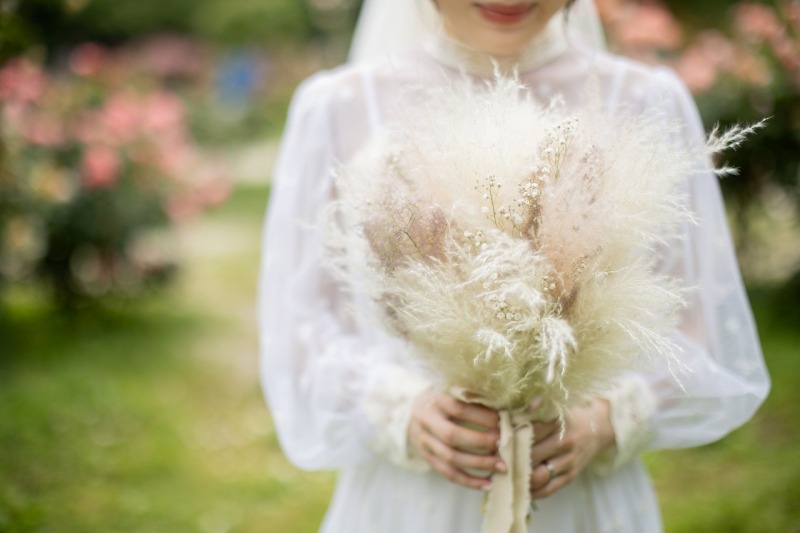 持ち込みのブーケとイメージカット