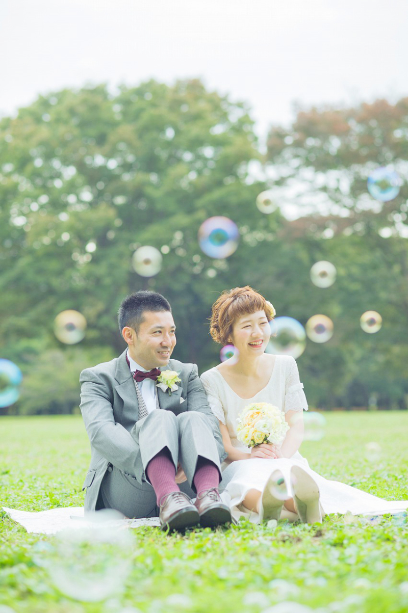 シャボン玉の小物もecooがご用意。