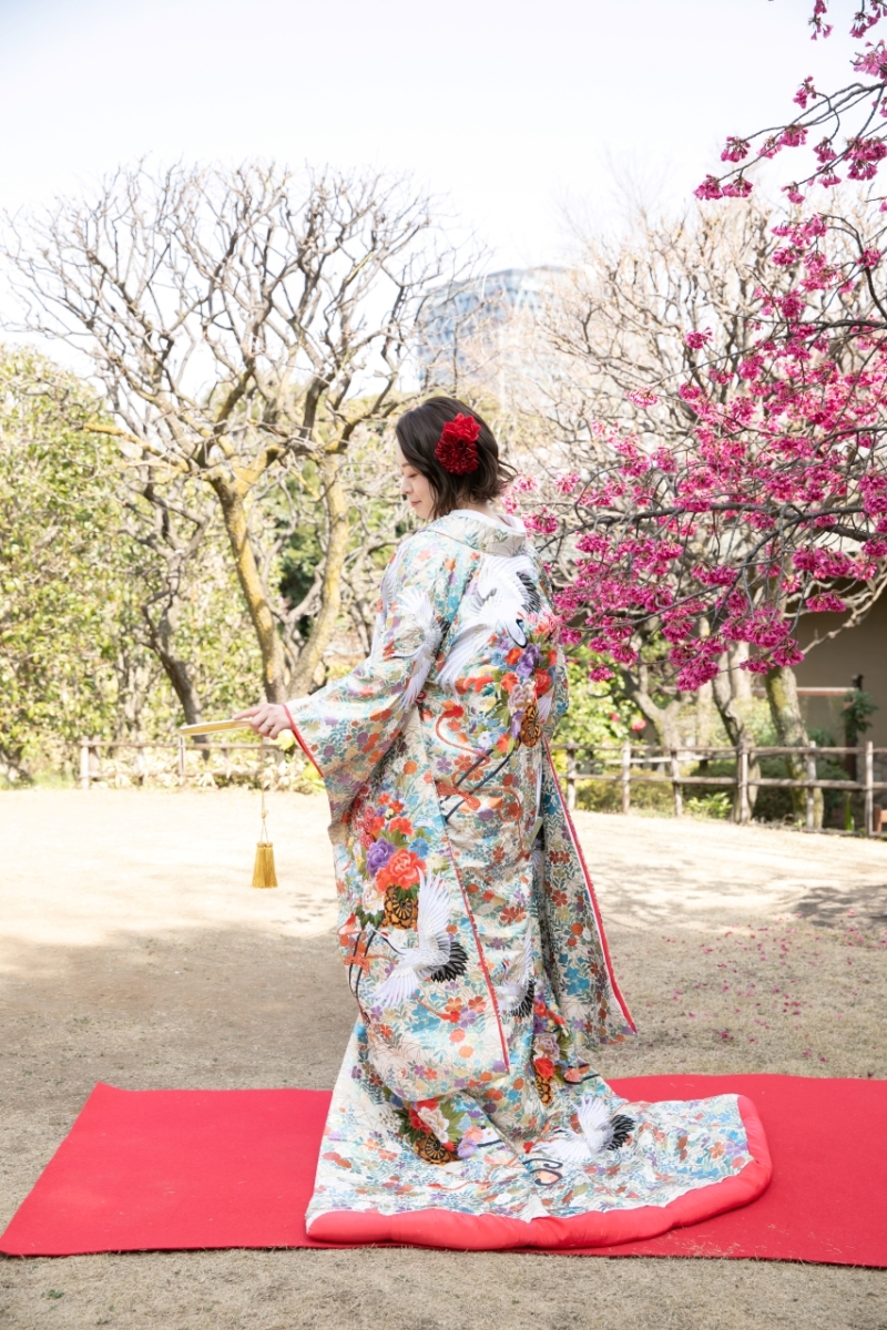 淡い色打掛もお似合いです