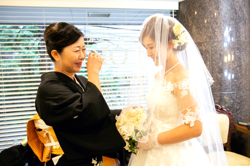 お母様の涙にもらい泣き