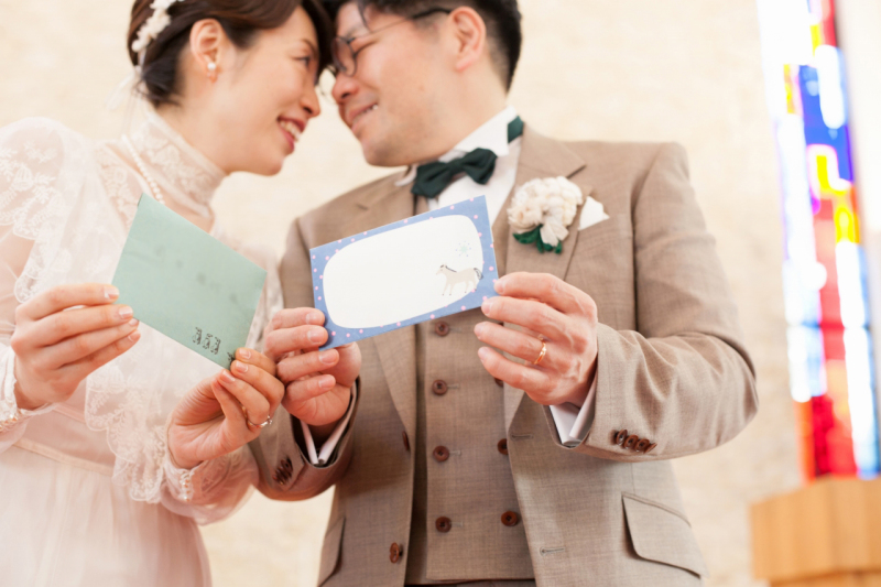 過ごした時がとっても楽しくて、その日がふたりにとっての大切な宝物になりました。