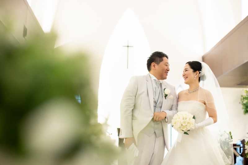 一目ぼれのチャペルでフォトウエディング