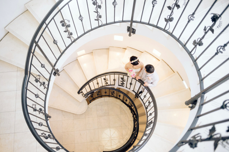 螺旋階段も素敵です！