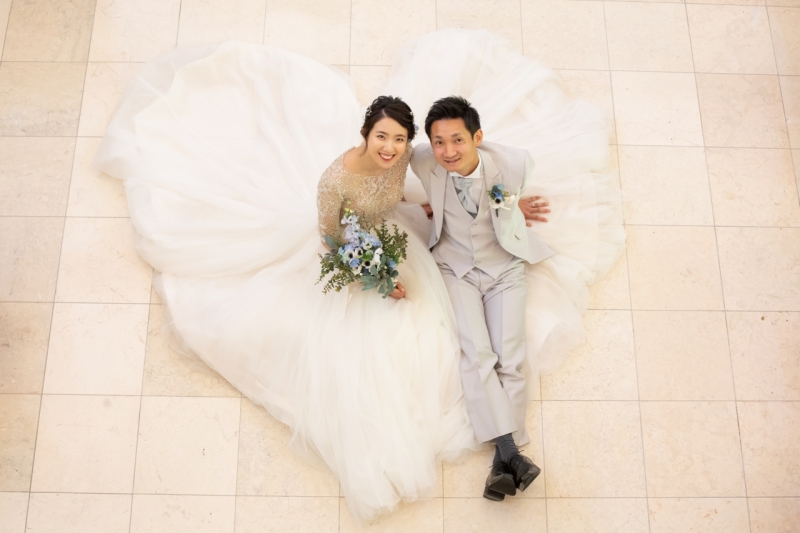 ドレスをハートに!