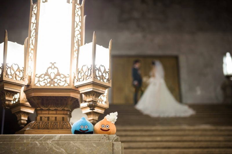 スライムも見守るウエディング