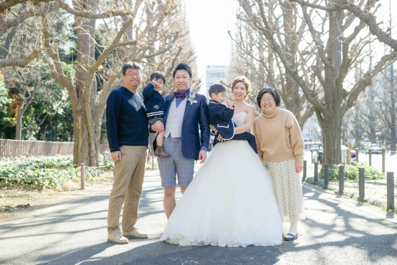 最後はご家族全員で記念写真