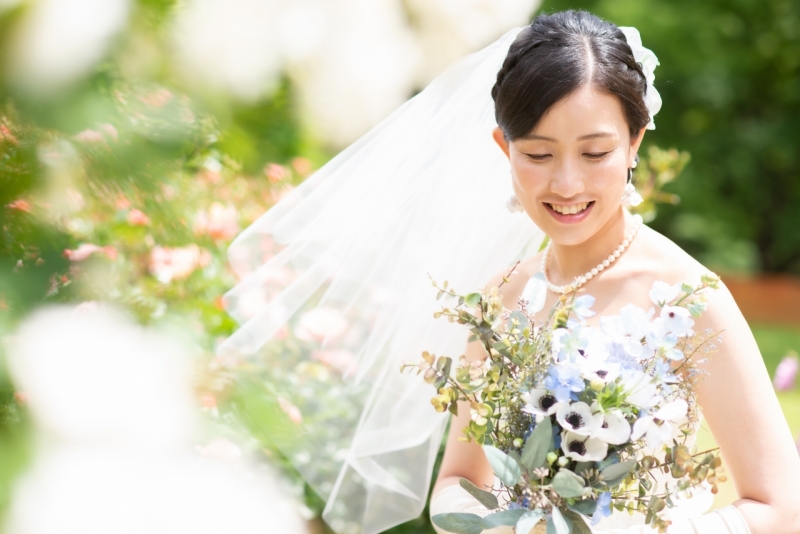 和装で振袖で撮ることができ「結婚式で振袖を着る」という親との約束が果たせました。