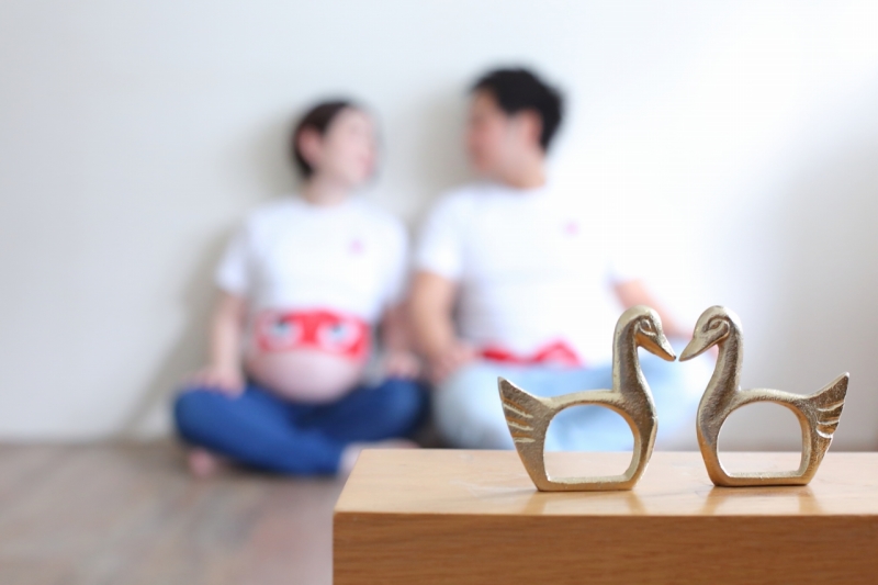 お持ち込みの小物と一緒に