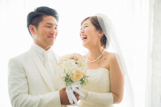 緊張をほぐしてくれたおかげで引きつることなく1番の笑顔を写真におさめて頂きました