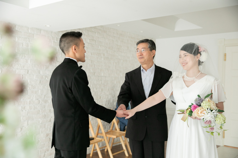 ご新郎さまに思いを託します。