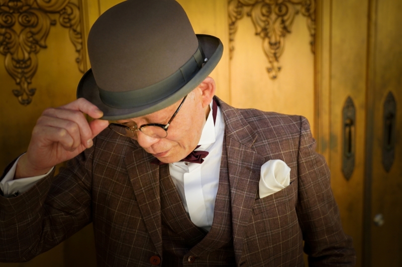 ハット姿も素敵