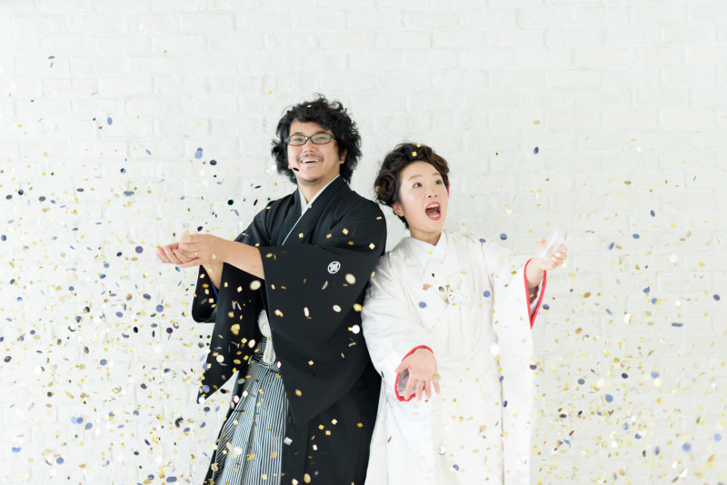 和装にチェンジして