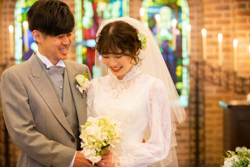 ヴィンテージドレスと相性ピッタリのチャペルで