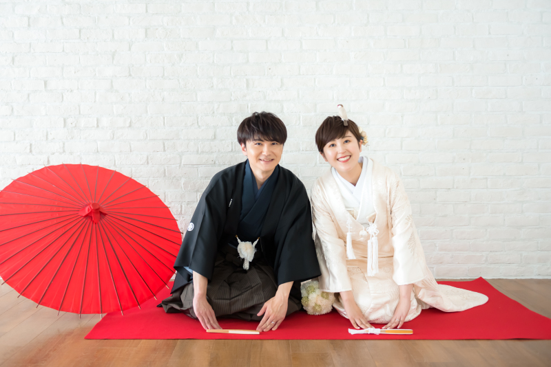 【東京駅丸の内＆スタジオ】文鳥さんとのフォトウエディング