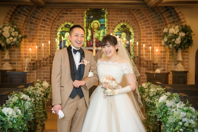 キャンドルのあるチャペル