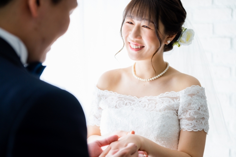 指輪交換シーン