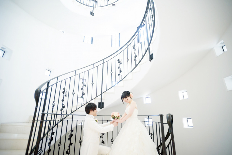 螺旋階段も素敵！