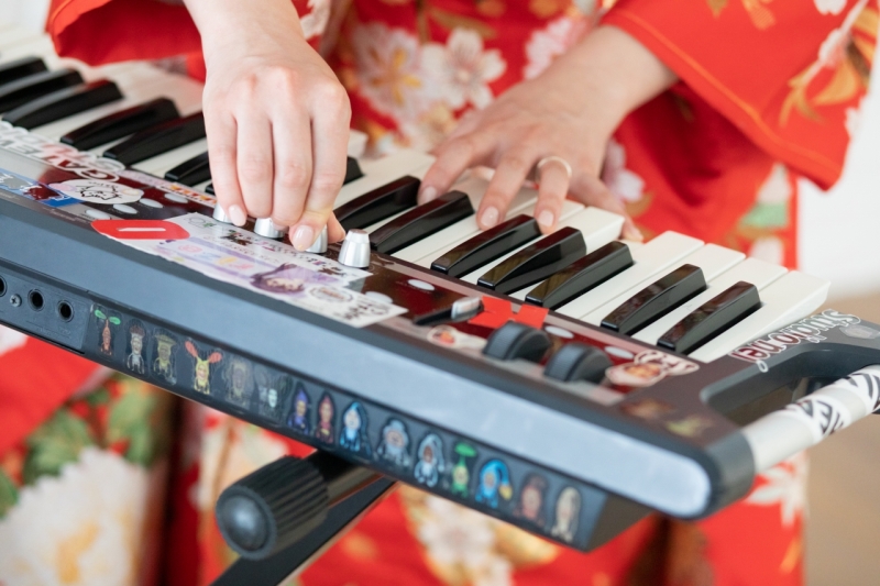 好きなものに囲まれたウエディングフォト