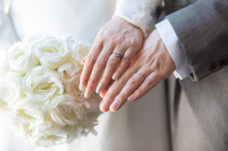 ネイルと指輪のイメージカット