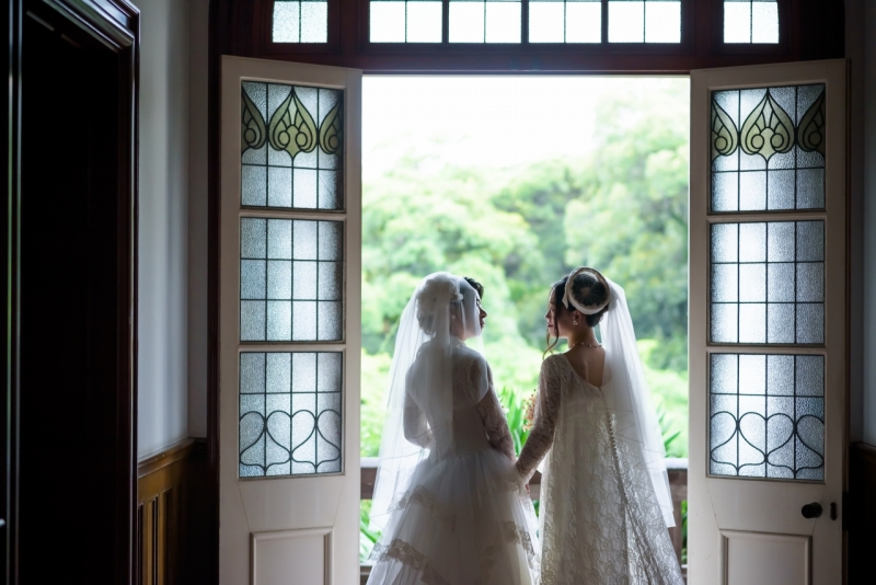 シルエット撮影も