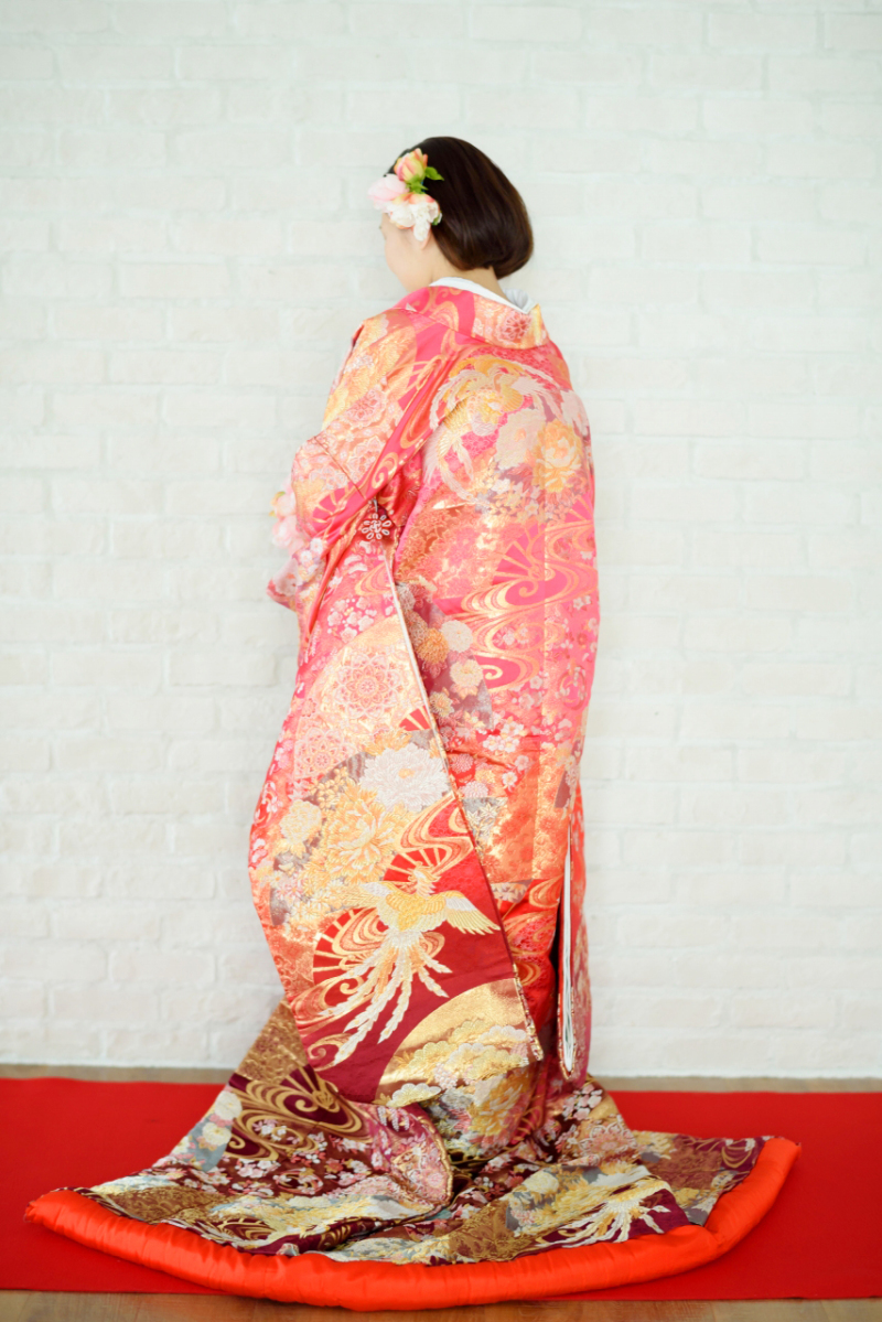 ダウンスタイルのお着物姿！