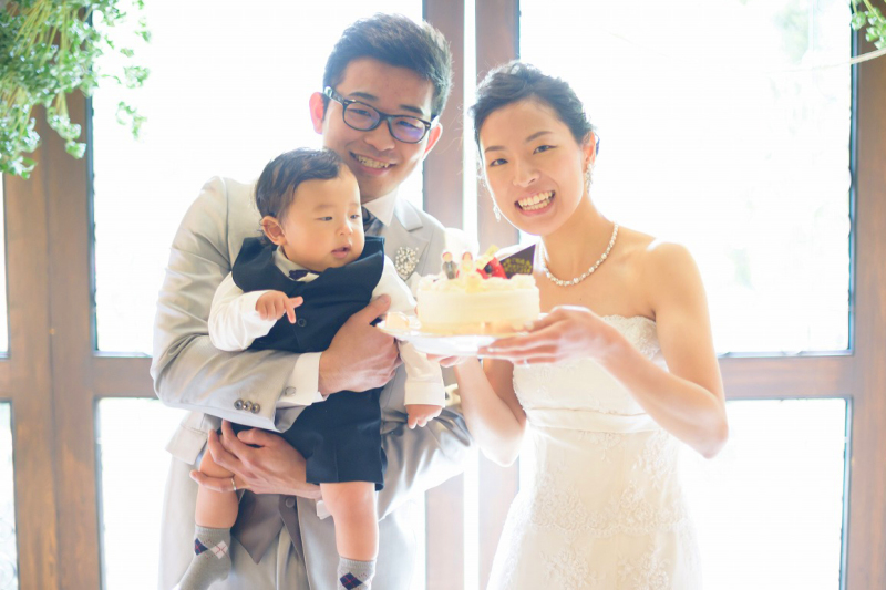 家族みんなでフォトウエディング！