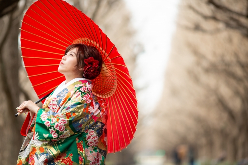 色打掛にお着替えして