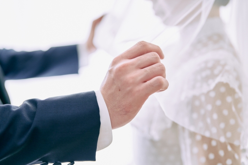 ベールアップシーン