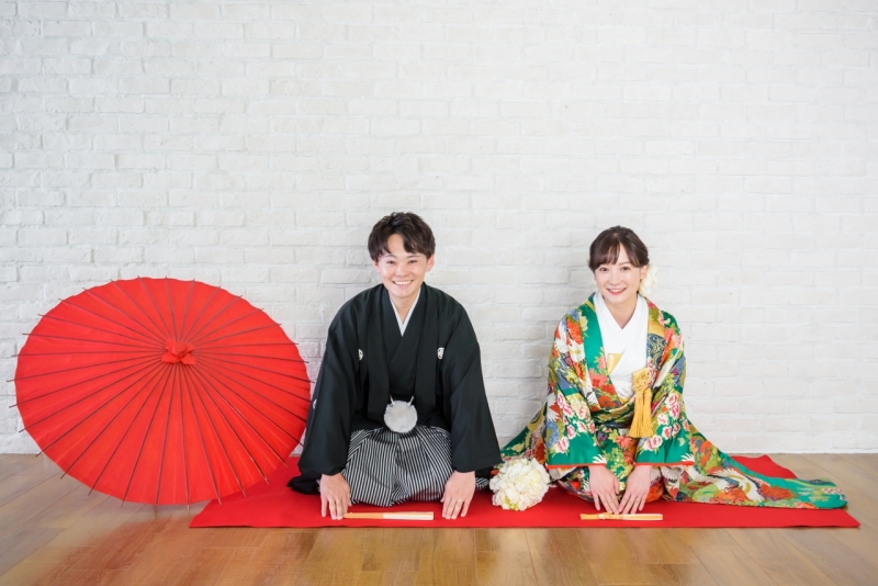 ご結婚式用にお出迎えショットを