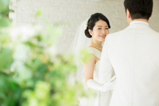 彼から、思い切って撮影してよかった！という言葉がありました（洋装スタジオ）