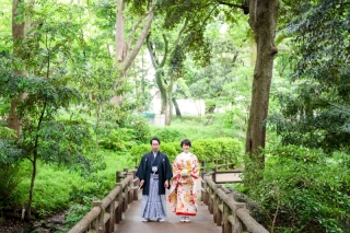 撮られ慣れてない2人でしたが素敵な写真をたくさん撮っていただき良い思い出に！