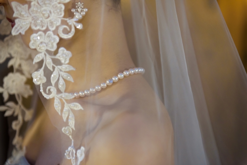 刺繍が美しいマリアベール