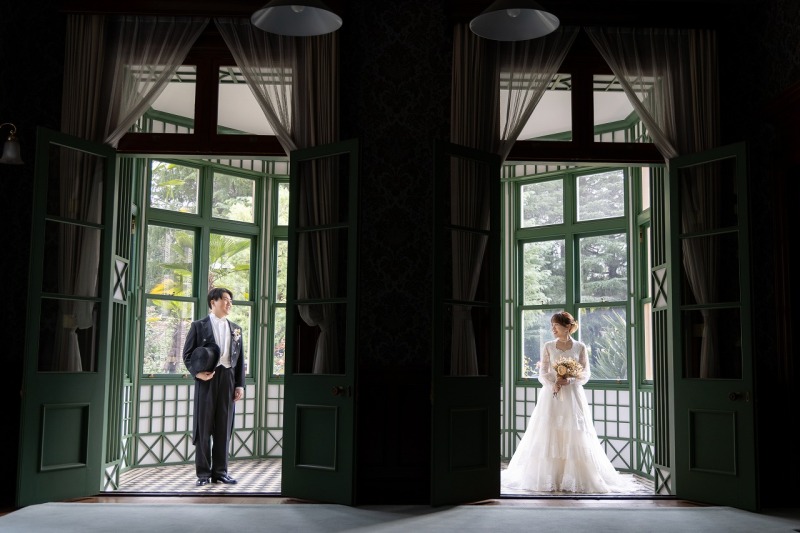 ヴィンテージドレス×洋館