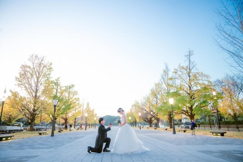 夕暮れのプロポーズ