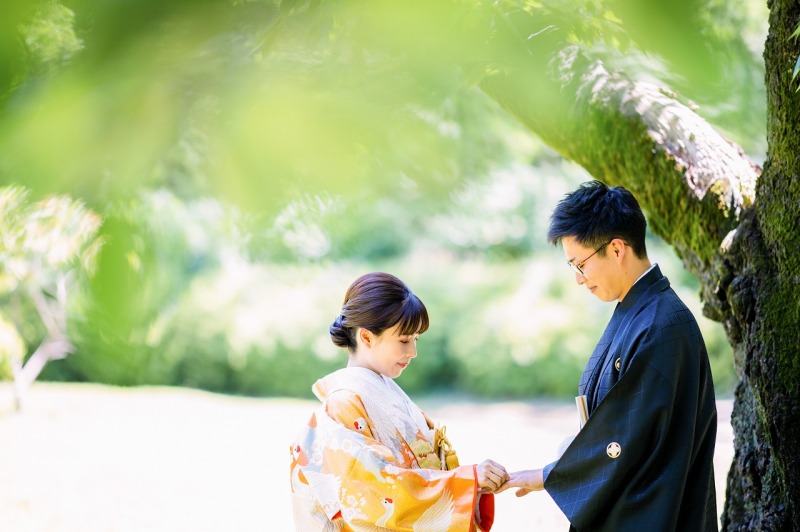 指輪交換シーン