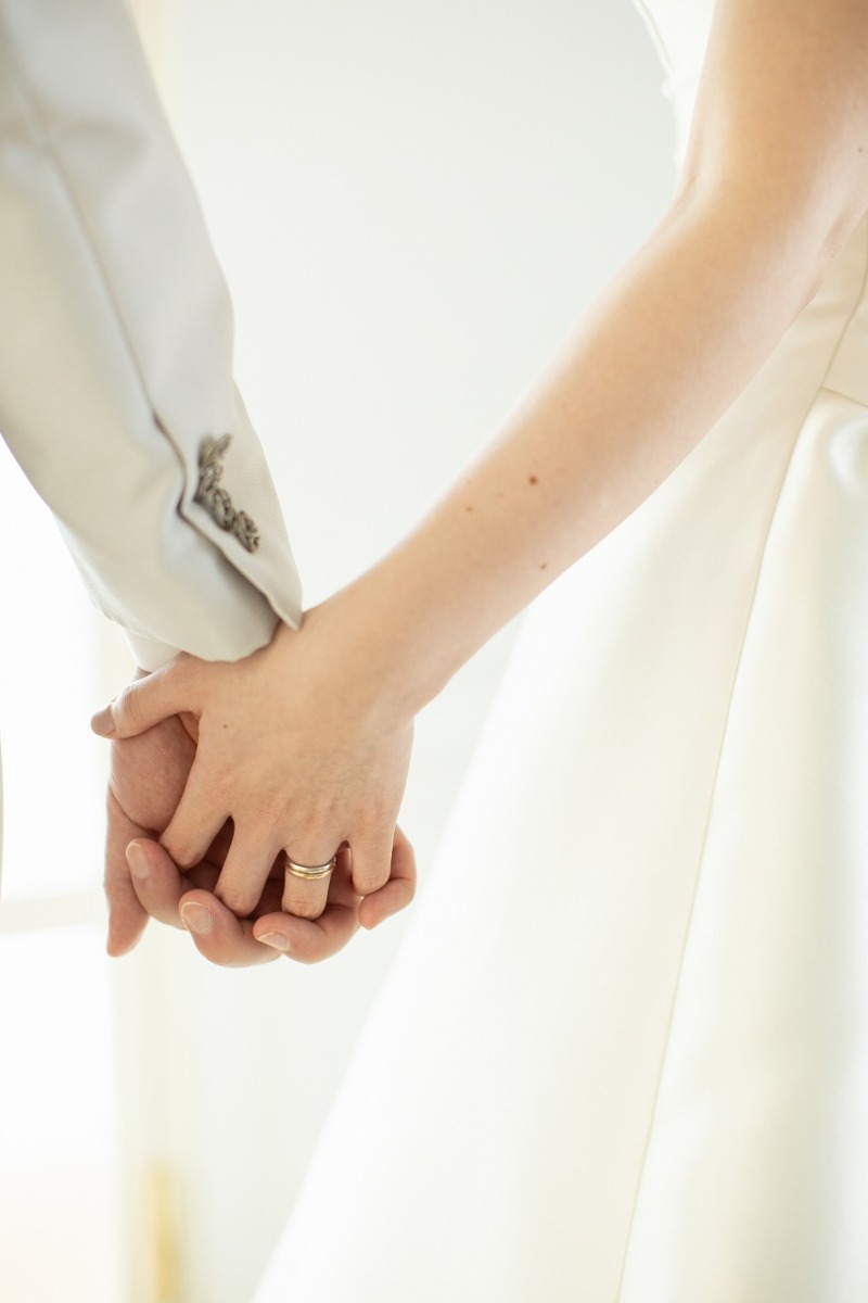 手つなぎショット