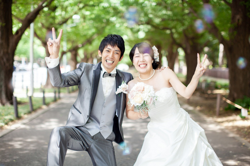 お天気が良かったのでお外でも撮影!