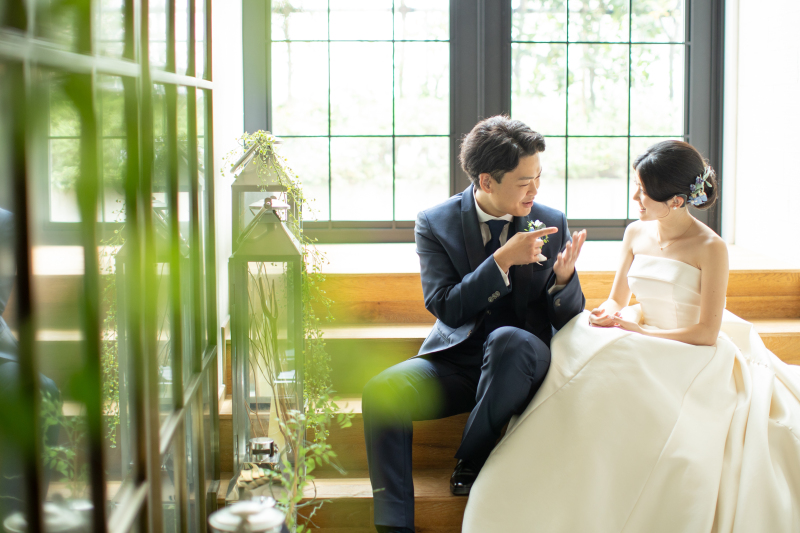 手話でお話しするおふたり