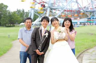 ブーケと髪飾りが変わると写真のイメージも変わり、大満足でした。